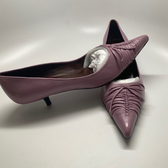 Chinese Laundry Shoes - Chinese Laundry Gentle Kid Leather Mauve Heels
